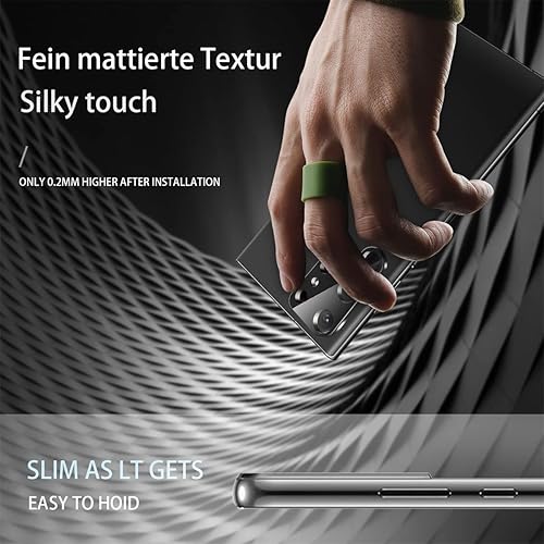 Miniatura 7 de Suoman Paquete de 3 protectores de lente de cámara de vidrio templado para Samsung Galaxy S22 Ultra 5G, protector de lente de cámara para Galaxy S22