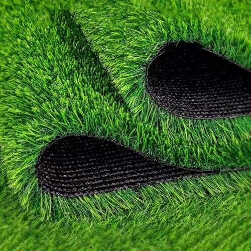 Tapis de gazon artificiel réaliste de 2 cm d'épaisseur, résistant au soleil et au vent, pour extérieur, balcon, jardin, terrain de sport, 1 x 3 m, solution idéale pour pelouse
