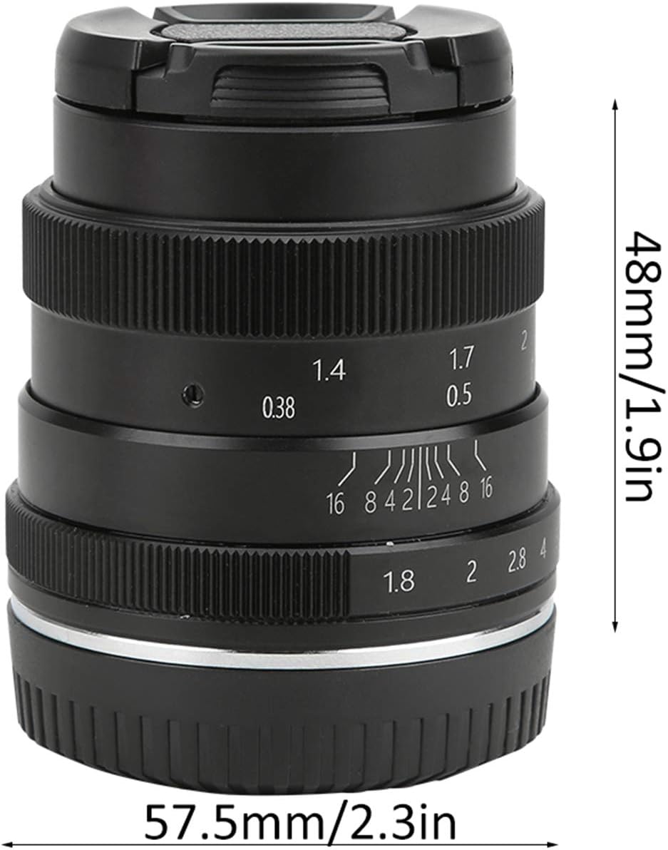 Sxhlseller Camera Lens, 50mm F1.8 Half Frame Portrait Fixed Focal Lens, Z Mount Fixed Focal Lens, Camera Lens for Z6 Z7 Z50 Mirrorless Camera - Image 4