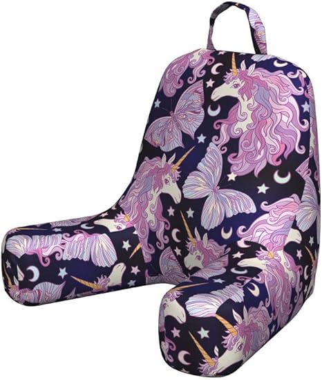 unicorn reading pillow
