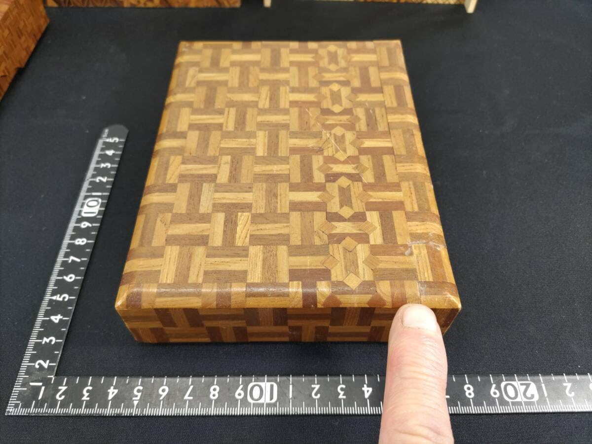 Amazon.co.jp: まとめて箱根寄木細工ティッシュケースBOX組木細工