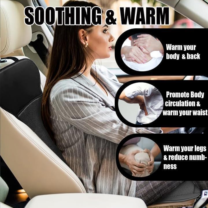 Seat Cushion for Chair, Car, Office, or Home Use (2 Pack)
