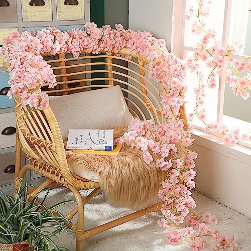 Guirlande de fleurs de cerisier pour arche de mariage et décoration de salle festive
