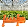Stalen Kas Fix Tool Kas Katrol Apparaat Ontluchting Gelekt Katrol Apparaat 10st Vier-hoek voor Kas(Oranje)