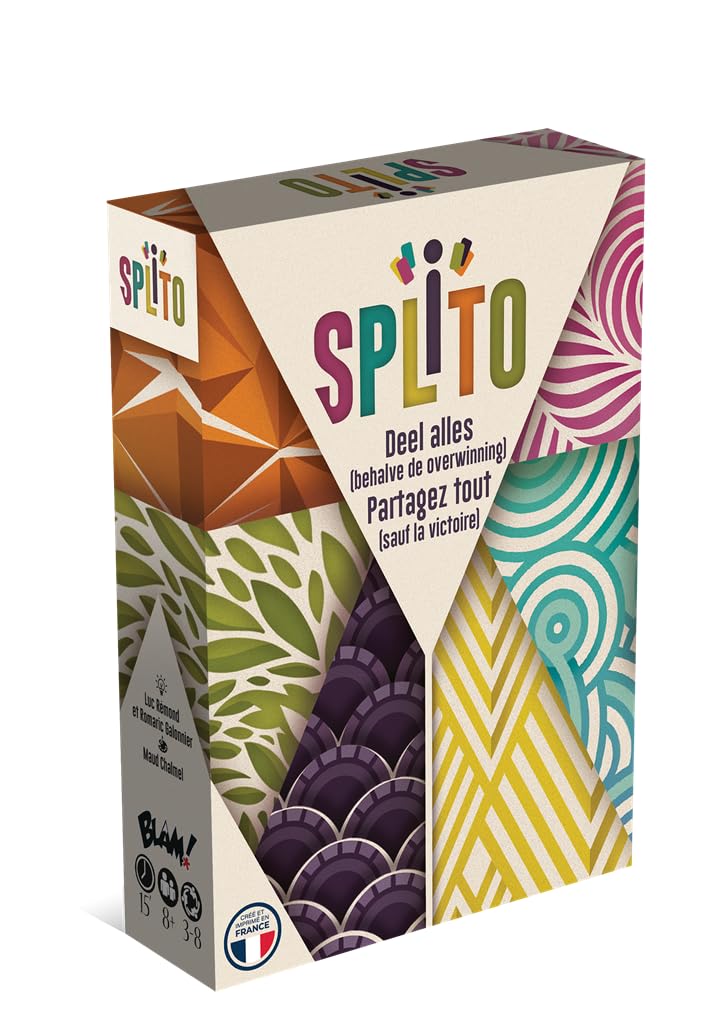Asmodee Black Rock Games - Splito DE - Be the smartest to win in this game - 8+ - FR/NL