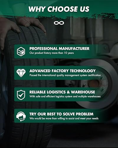 Miniatura 110 de SCITOO Juego de 2 frenos de freno ranurados traseros para Chrysler Town & Country, 08-16 para Dodge Grand Caravan, 09-13 para Dodge Journey, 12-15