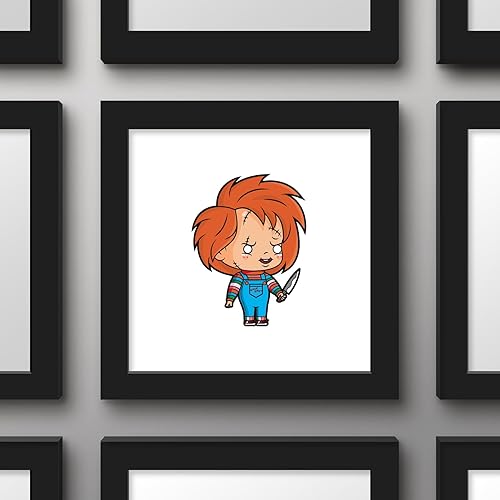 Miniatura 2 de Trends International Gallery Pops Child's Play - Póster de pared de Chucky Kawaii, 12.00 x 12.00 pulgadas, versión de marco negro