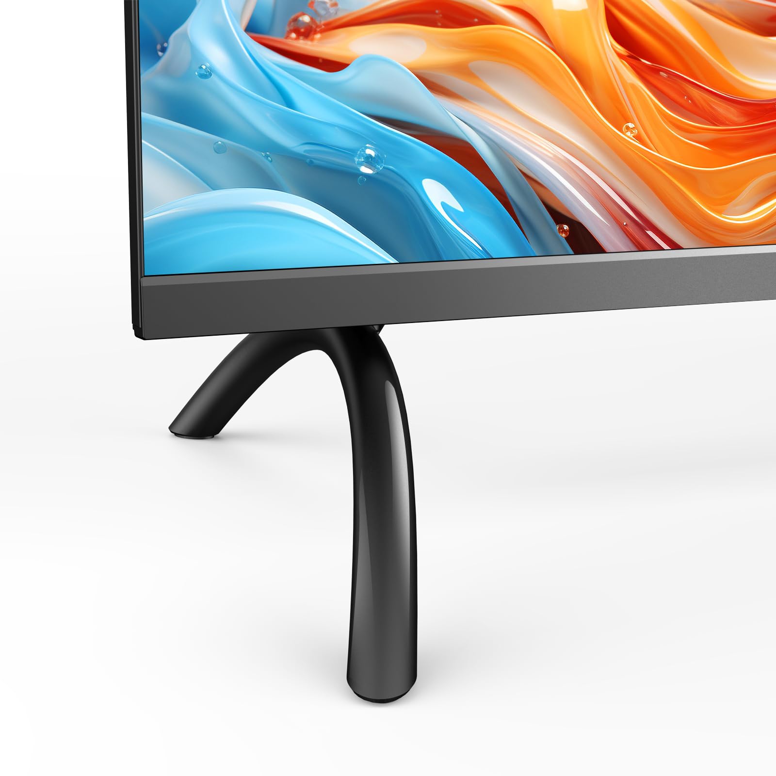 CHIQ U55QM8G 55 Zoll Smart TV, QLED UHD mit HDR, rahmenloses Metall-Design, Google TV, Dolby Audio, Triple-Tuner, 2,4G/5G WLAN, Google Assistant, HDMI 2.1, USB2.0, Modell 2023 Schwarz