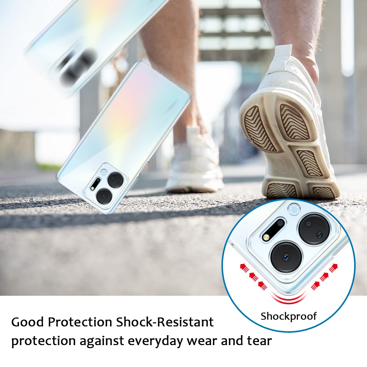 Lot De 2 Verre Trempé Coque De Protection Pour Honor X7A 6.75