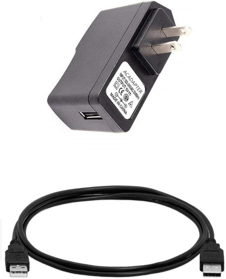 Kircuit Wall AC Power Adapter Cable Compatible with Black