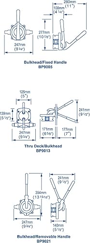 Miniatura 12 de Whale Gusher Urchin Bomba de sentina manual  hasta 14.5 GPM caudal  para barcos de hasta 40 pies
