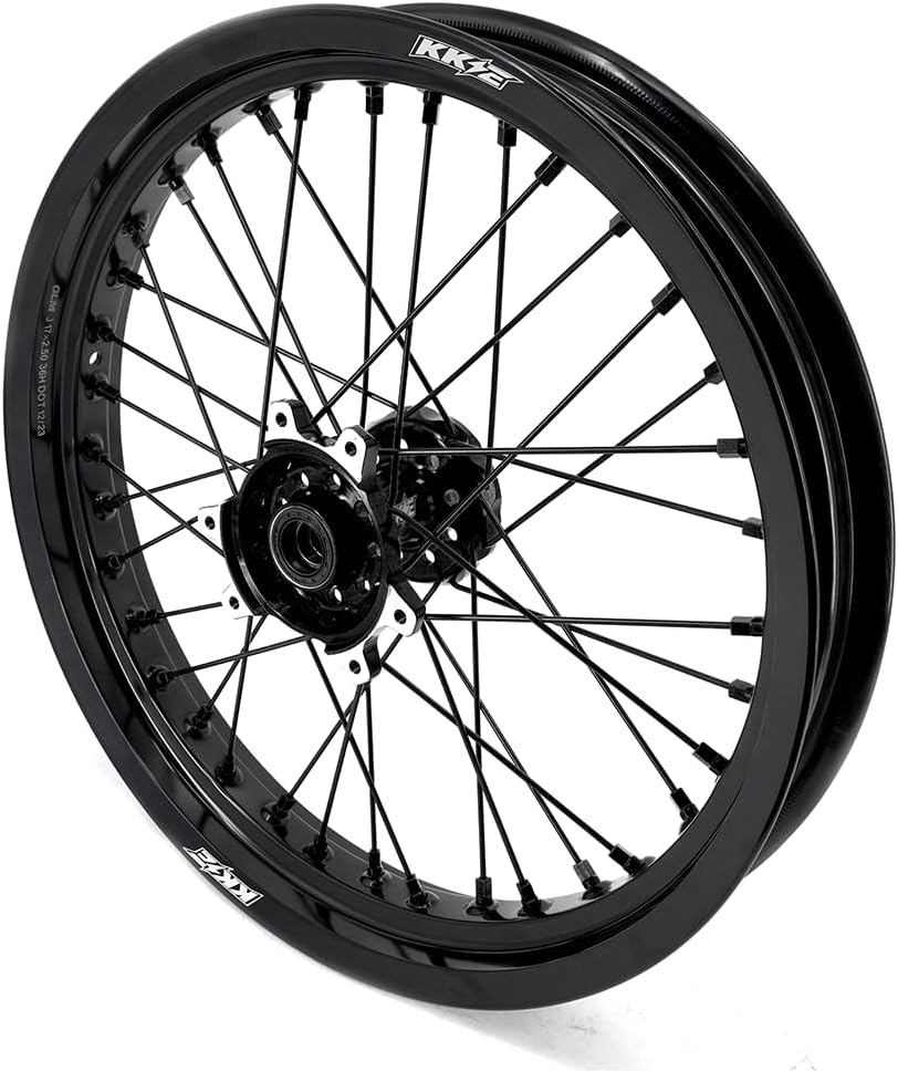 KKE 2.5 * 17 & 3.5 * 17 E-moto Motorcycle Dirt Bike Electric Wheels Rim Fit Surron Ultra Bee 2023-2025 Black HUB