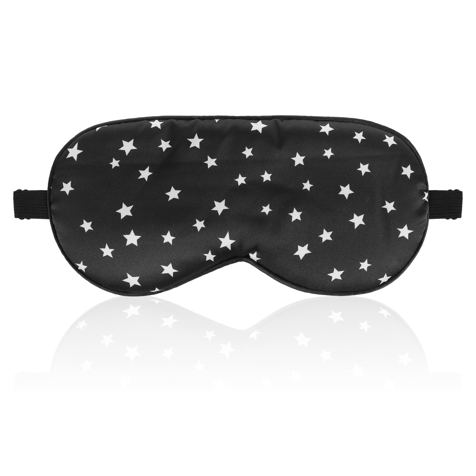 Silk Sleep Mask Eyeshade Comfortable Soft Eye Mask with Adjustable Strap Perfect Blocks Light Eye Cover Sleeping Aid Blindfold for Travel Night Sleeping Meditation Nap Women Men