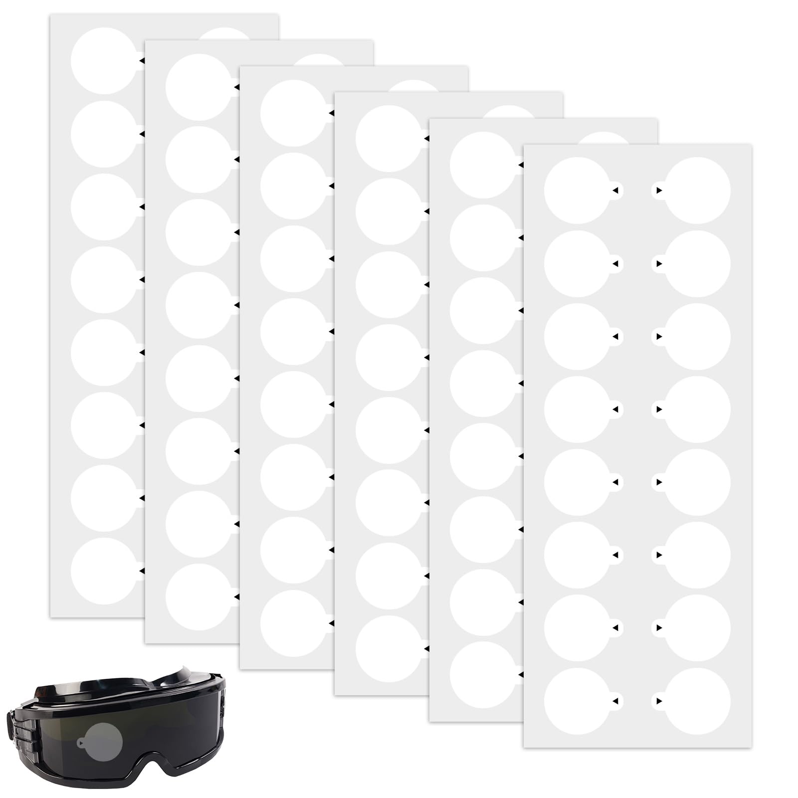 96pz Patch Tiro a Segno Traslucide 2cm Toppe a Pois Occhiali per Superare Problema Incrocio Occhi Migliorare Precisione Caccia Tiro