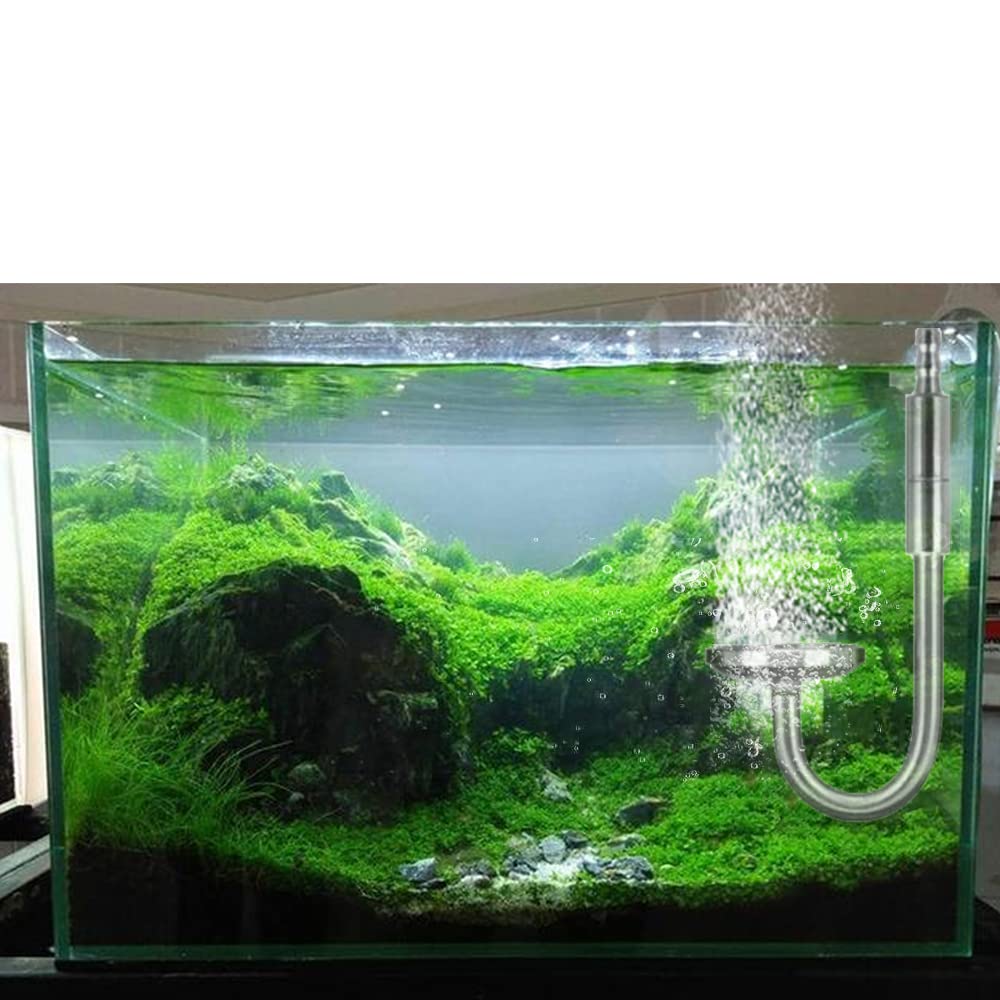 Système Générateur de CO₂, 5L Système CO₂ pour Double Aquarium | Kit Réacteur à Dioxyde de Carbone avec Bouteille en Acier Inoxydable Électrovanne Compteur de Bulles Fétendeur