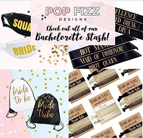 Squad Bachelorette Fanny Packs- Block Text (7 Pack) - Thumbnail 4