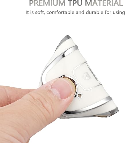 Miniatura 6 de OFFCURVE Funda para llavero para Nissan, Funda para llavero para 2023 2024 Nissan Pathfinder Rouge 4Runner 5 botones, llave inteligente para coche,