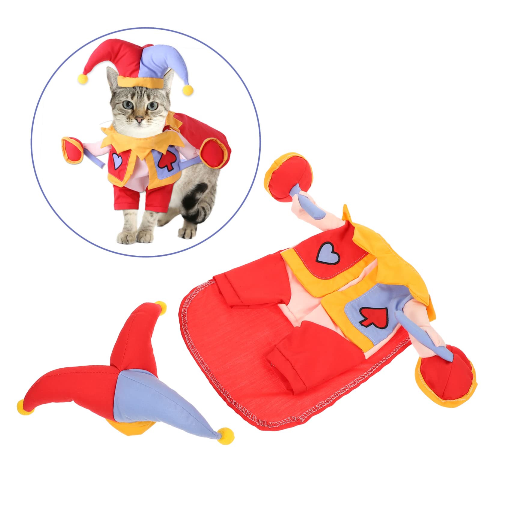 Toddmomy 2juegos Disfraz De para Mascotas Sombrero Divertido Ropa Interactiva para Perros y Gatos para Cumpleaños y Celebraciones De Lavable y Resistente