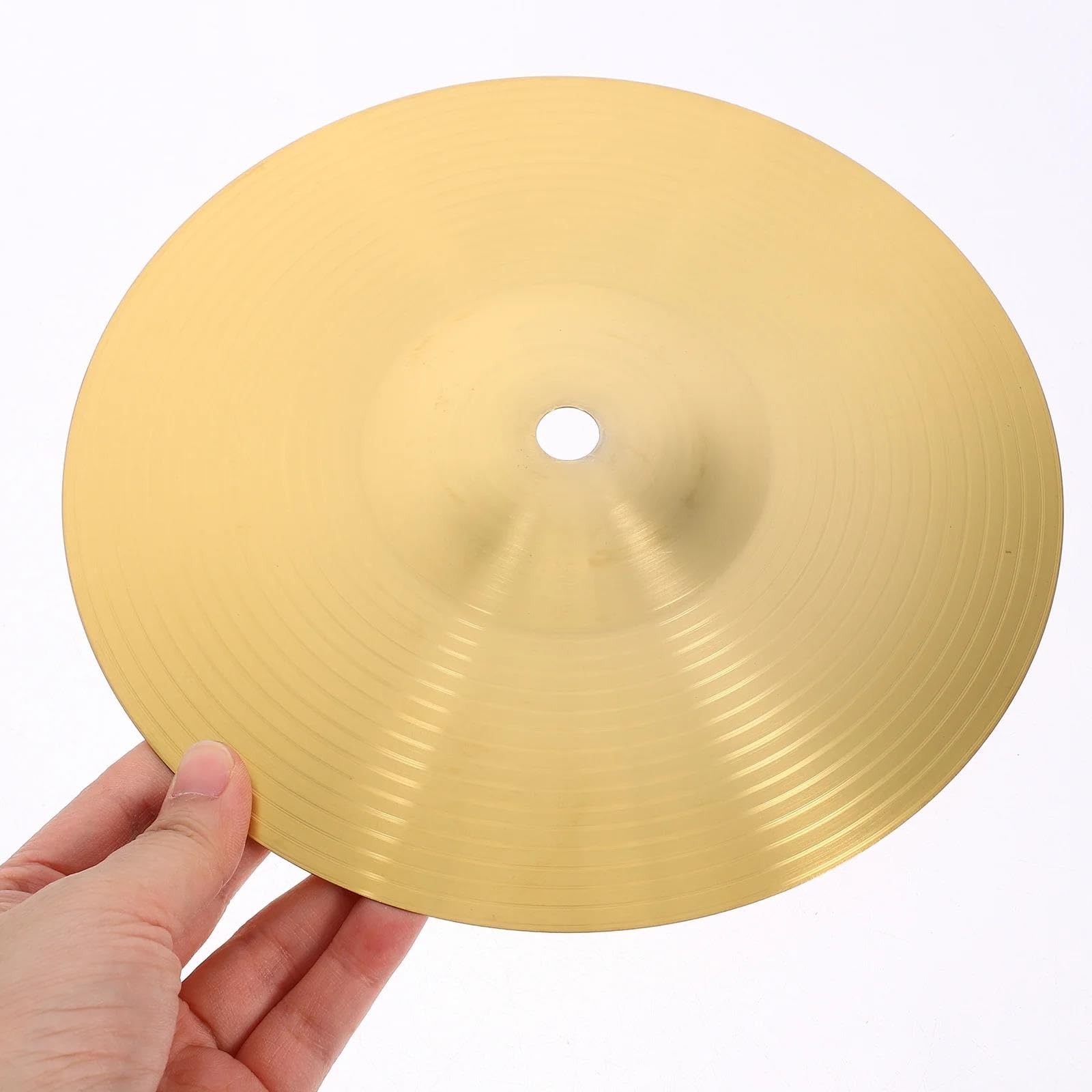 Typ Wydajności Talerz 2 Szt 8 Calowe Mosiężne Talerze Bębnowe Jazz Crash Set Ćwicz Akcesoria Do Instrumentów Muzycznych Materiałów Metalowych(Type1)