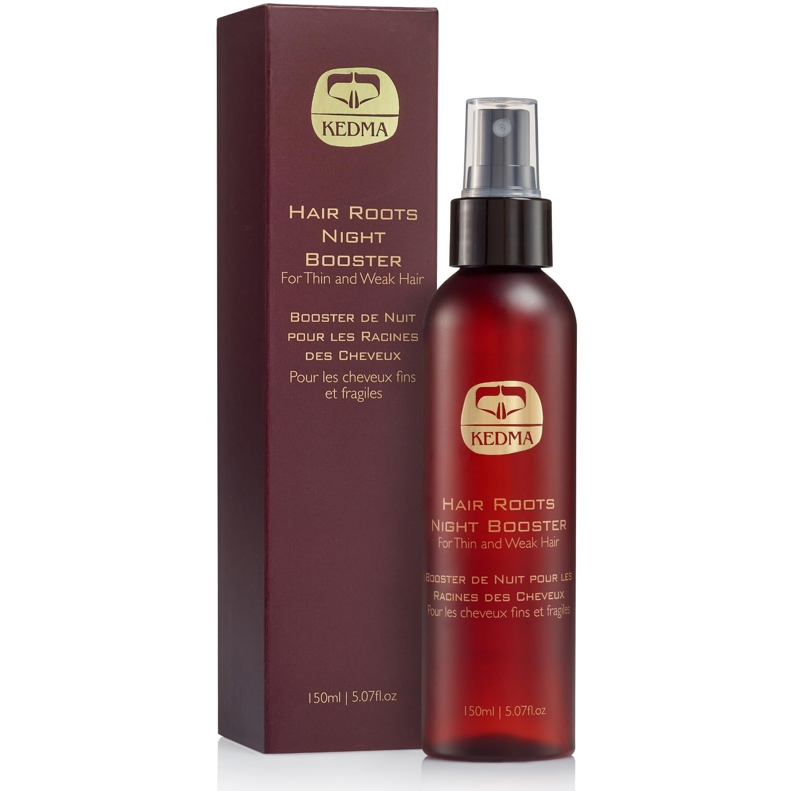 KEDMA - Sérum Nocturno para Raíces - Cabello Fino & Escaso - 150ml