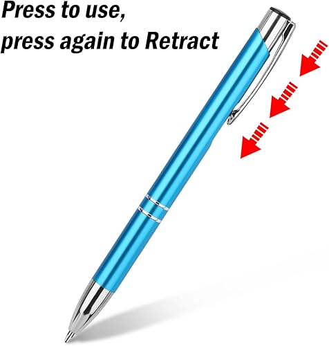 Miniatura 4 de NGTSFLY Bolígrafos personalizados con tinta negra, bolígrafos personalizados con nombre personalizado gratis para negocios, graduación, cumpleaños,