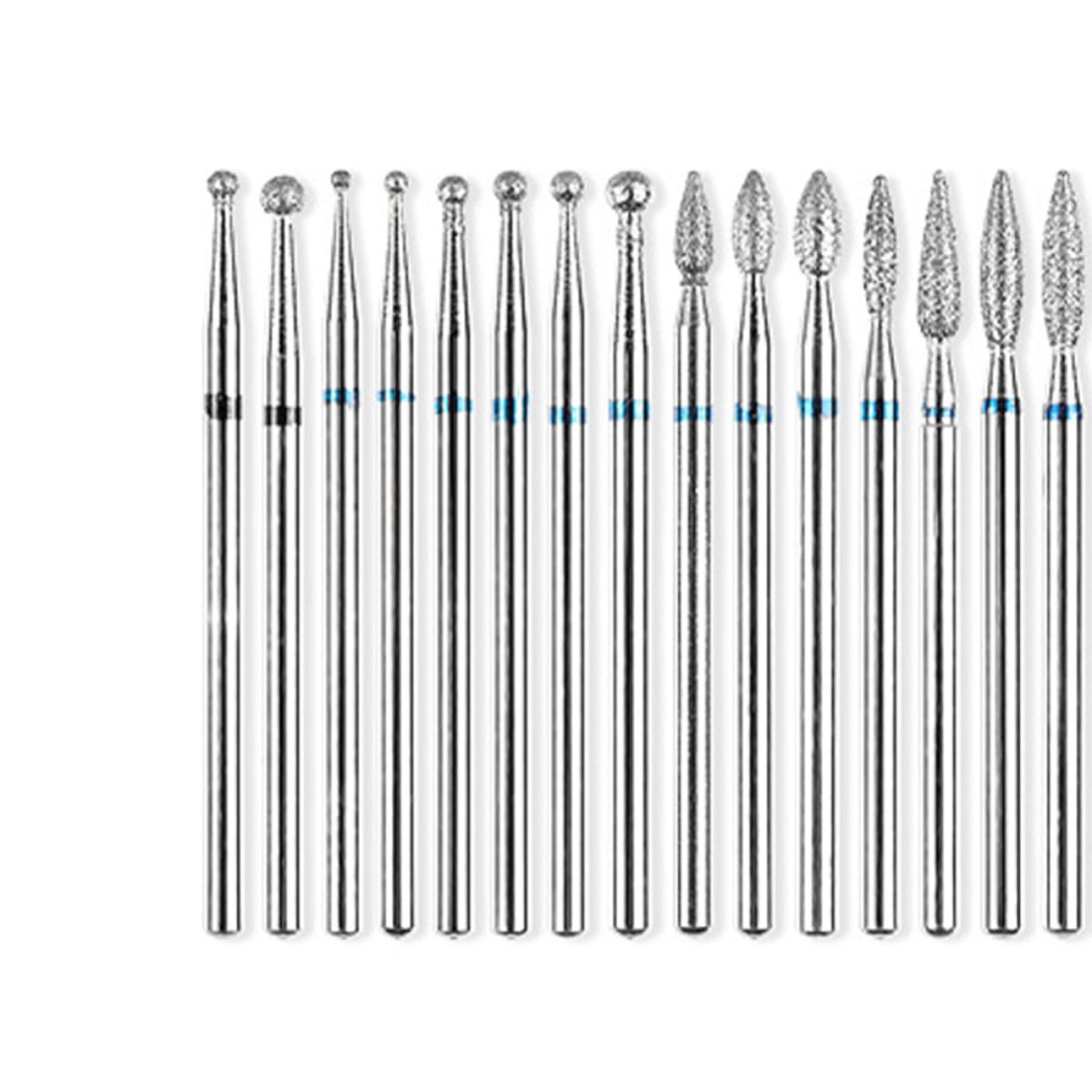 30pcs Portable Metal Nail Grinding Tool Kit for Cuticle Cleaning