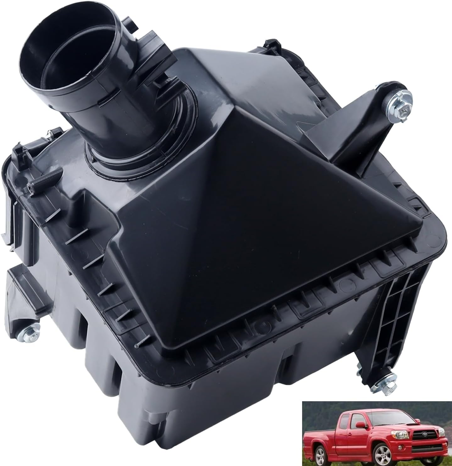 MUCO Air Intake Cleaner Box Housing Compatible for Toyota Tacoma V6 6cyl 3.4L 1999 2000 2001 2002 2003 2004 Air Intake Housing Box w/o Filter 1770007060
