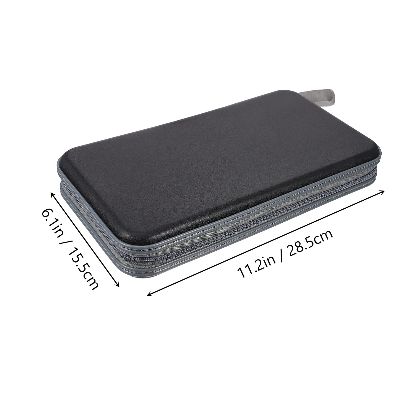 ABOOFAN Capacity CD Storage Bag Disc Holder Case Portable Zippered Design High Grade Scratch Resistant for Home Office and Car Storage