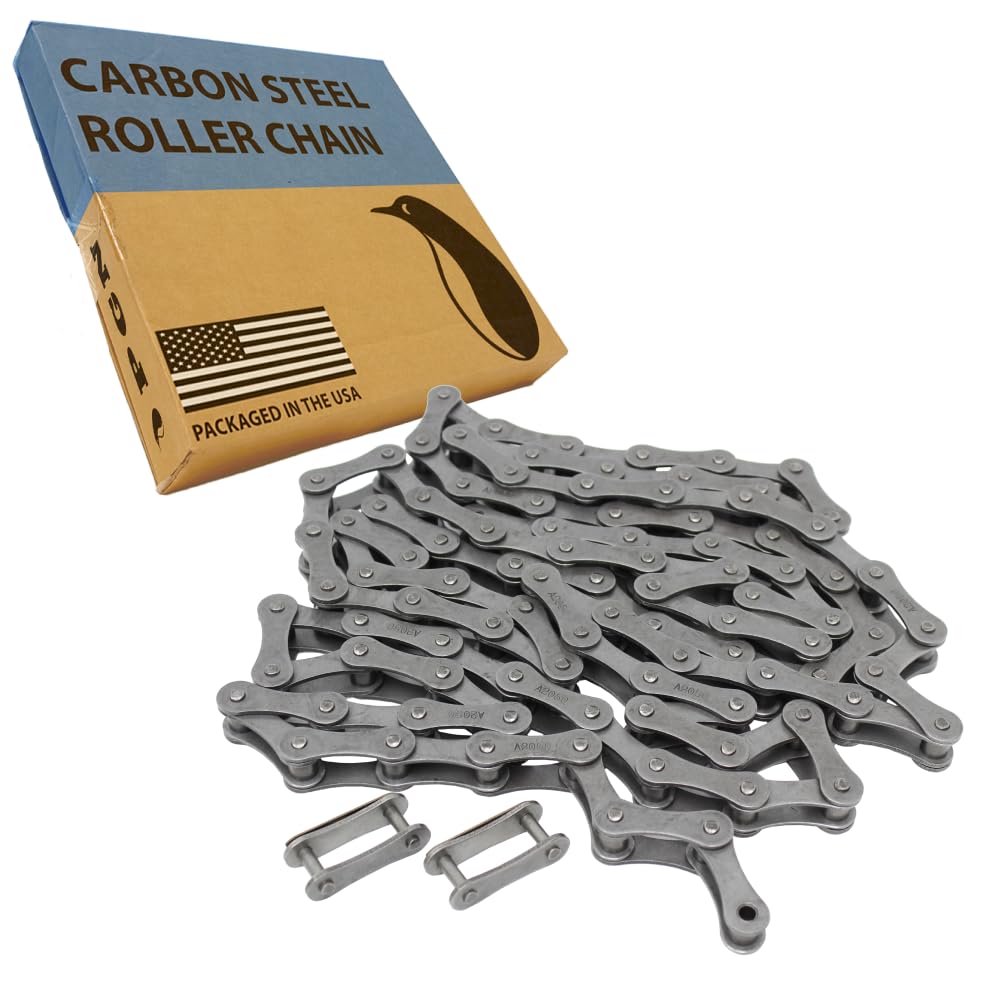 PGN A2050 Conveyor Roller Chain x 10 Feet + 2 Connecting Links