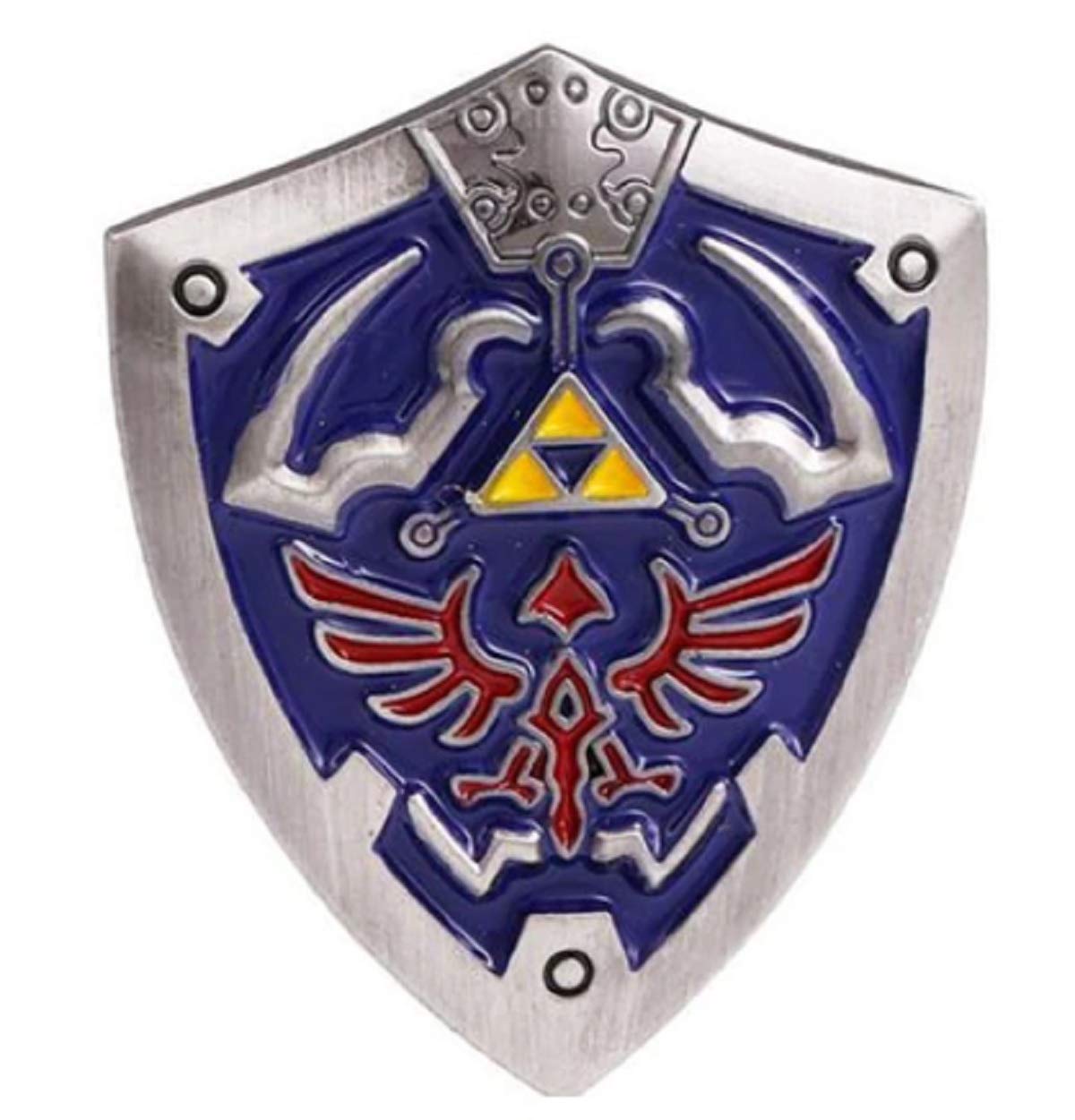 New Horizons Production The Legend of Zelda Silver Hylians Shield Metal Enamel Pin
