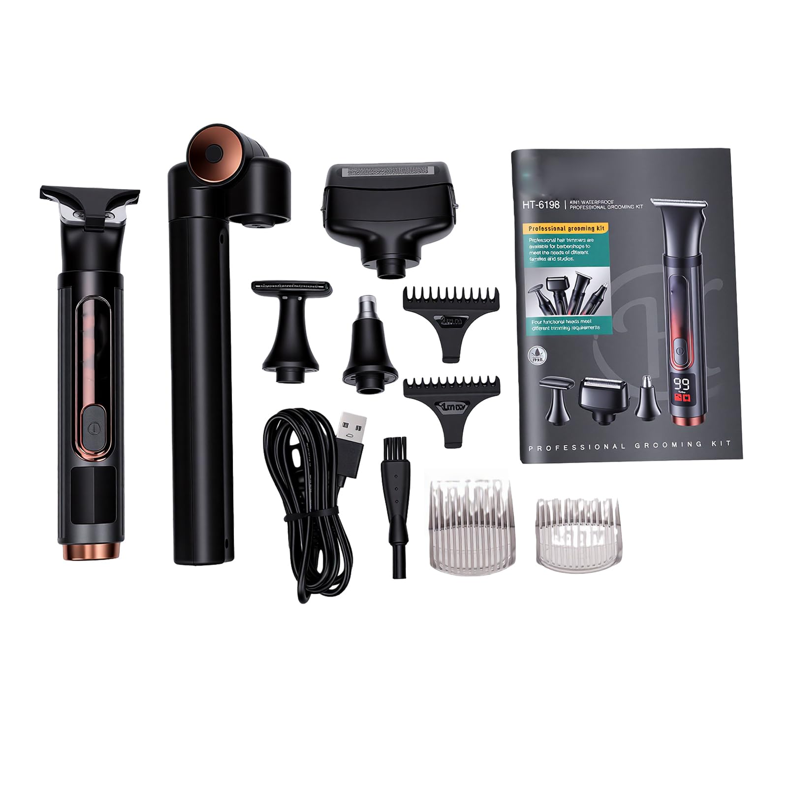 Matybobe Elektrischer Haarschneider Set mit Verstellbarem Arm und
