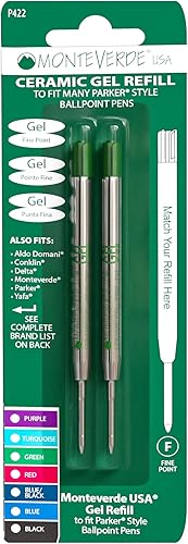 Monteverde Capless Gel Refills to Fit Parker