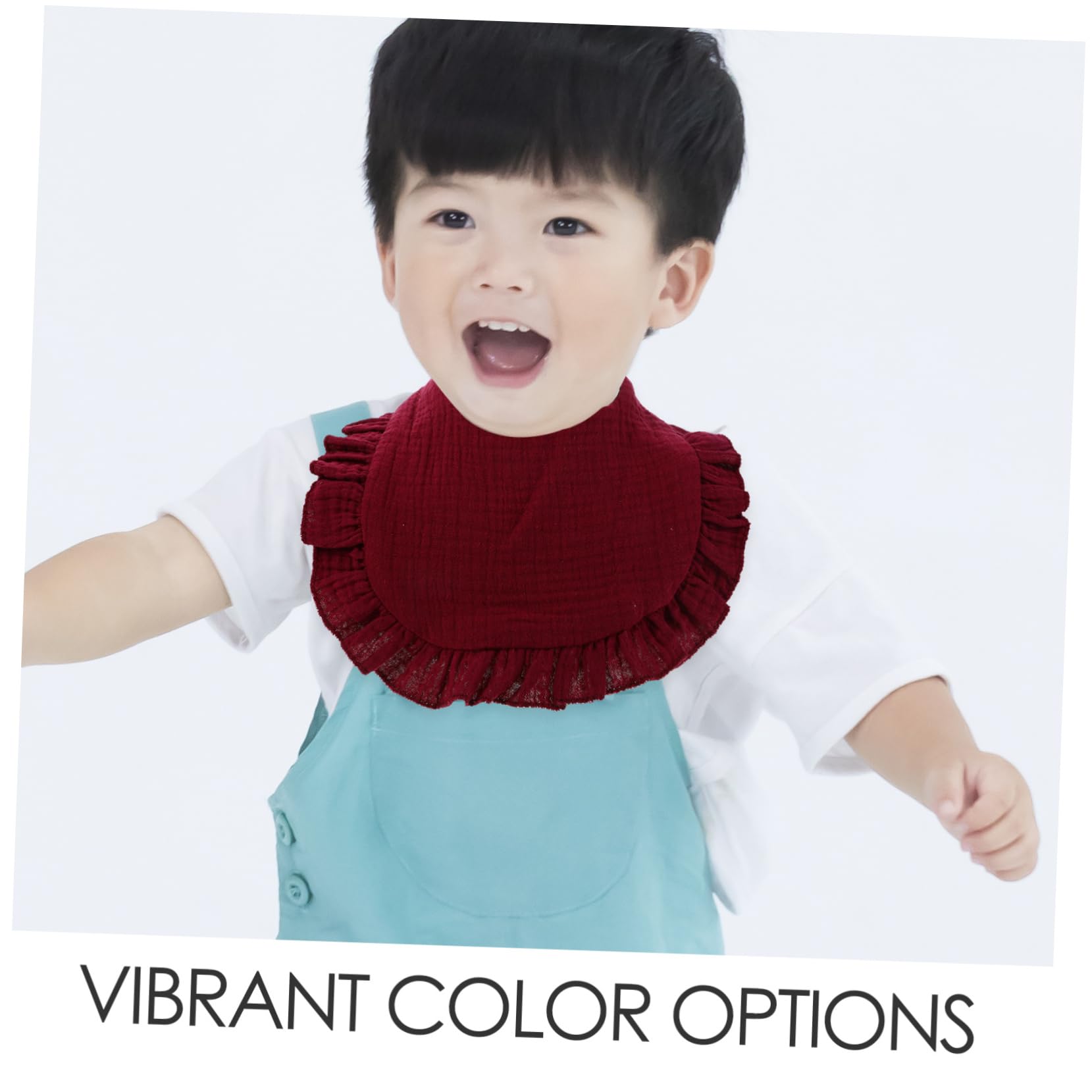Balacoo 8 piezas Baberos Bandana para Niña Algodón Súper Absorbentes para Niñas Recién Nacidos para Babear y Dentición Lavables y Secado Rápido