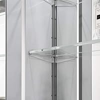 Vista 6 de Blossom Espejo LED para botiquín para baño, 24 x 32 pulgadas, botiquín iluminado con espejo, espejo de maquillaje empotrado o de superficie