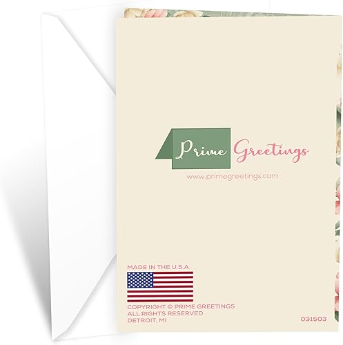 Miniatura 4 de Prime Greetings Tarjeta de cumpleaños para nuera, hecha en Estados Unidos, ecológica, tarjeta gruesa con sobre de alta calidad de 5 x 7.75 pulgadas,