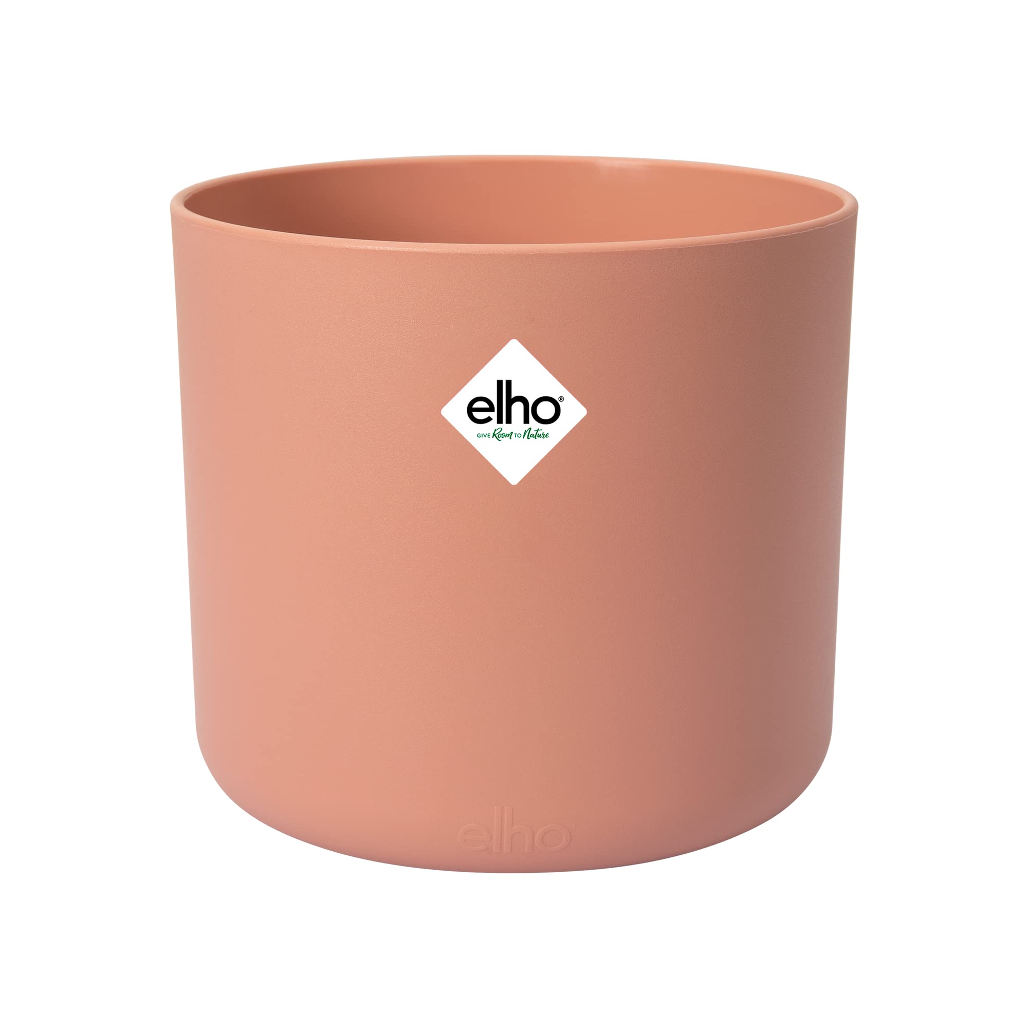 ElhoB.for Soft Round 16 - Flower Pot for Indoor - Ø 16.0 x H 15.0 cm - Pink/Delicate Pink
