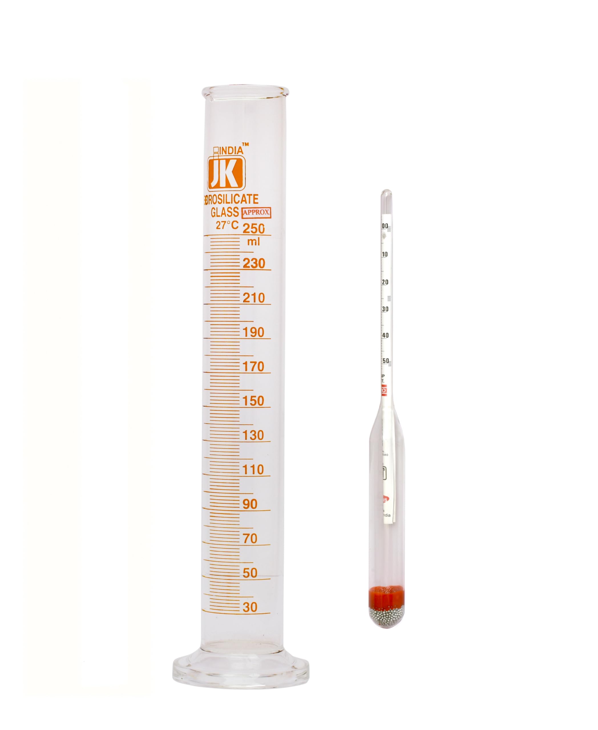 SEEKING SOLUTION- Diesel Testing Hydrometer 800-850 with Glass Measuring Cylinder 250 ML-image-47