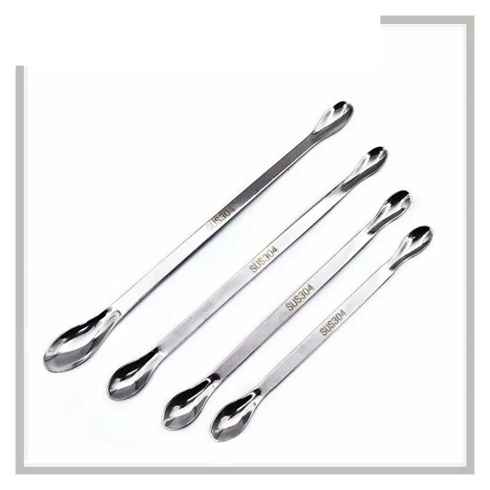 Cuillère Spatule Labo Inox Spatule cuillère de laboratoire