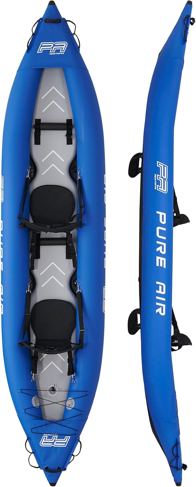 Aqua Marina Pure Air Kayak Inflable 2 Personas - Azul miniatura 3