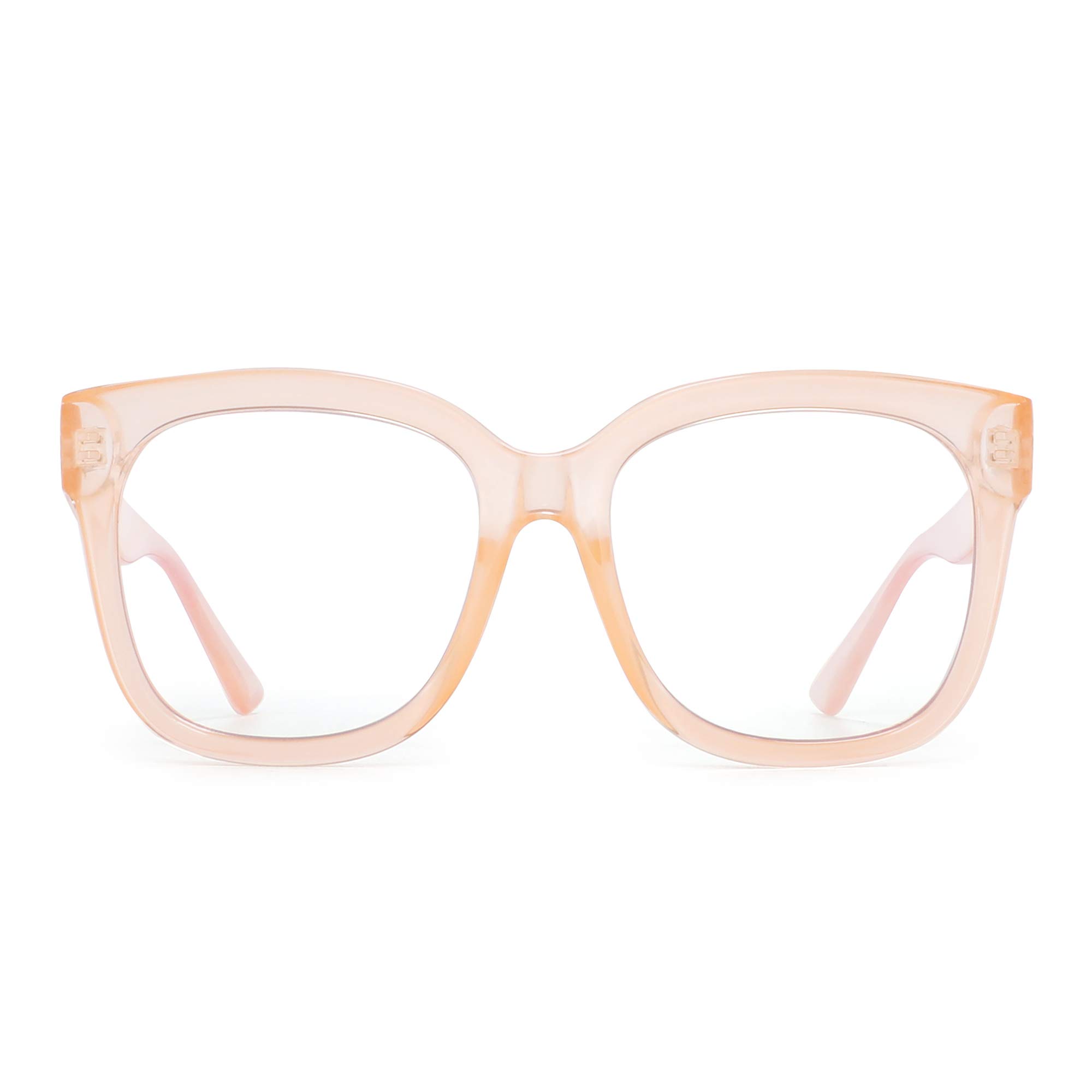 JIM HALO Occhiali Luce Blu Grande Quadrati. Comodi e Resistenti a Schermi e Monitor. Per Donna - Uomo.