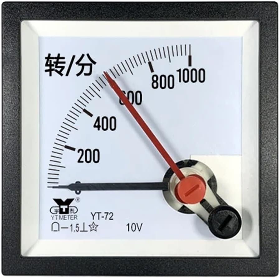 CP72 Double pin Frequency Meter 50HZ Hertz Meter 60Hz Tachometer 1500 RPM exeiict6be72(DC 60Hz 10V)