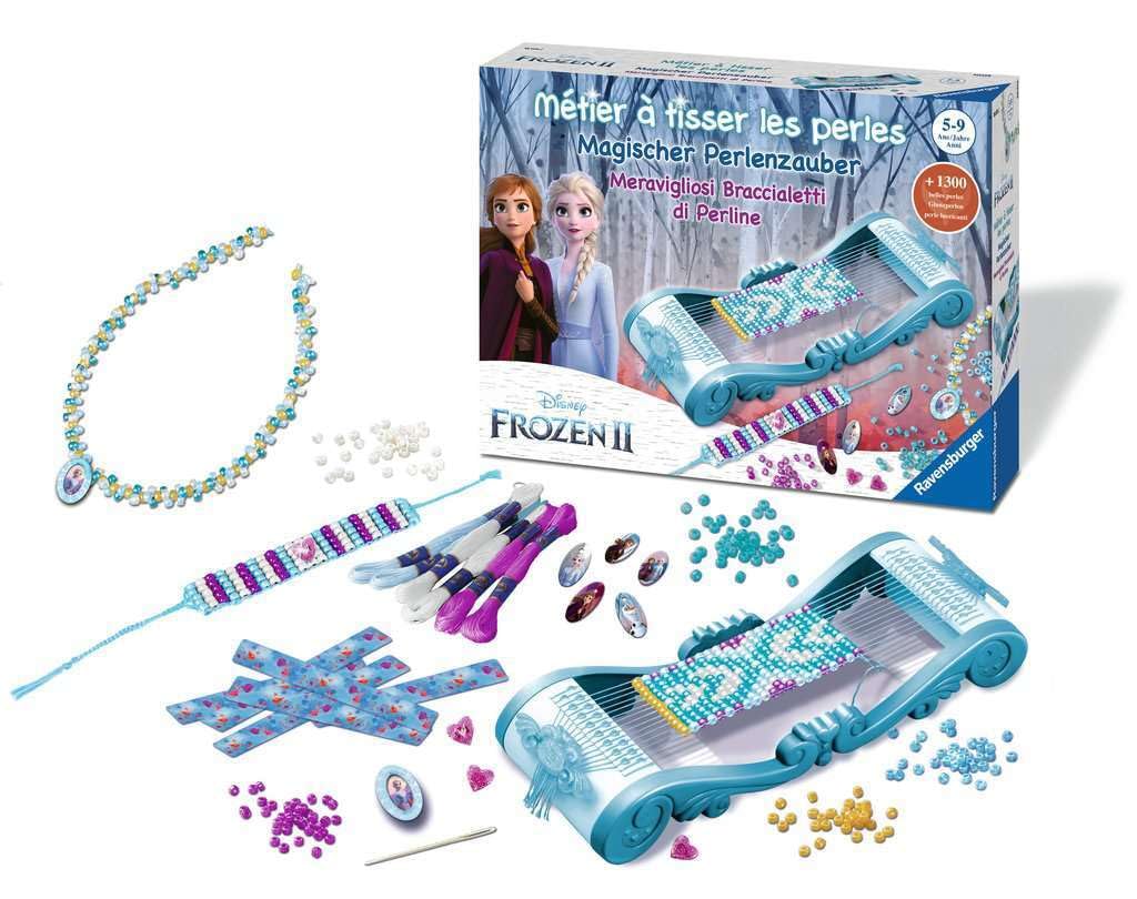 Ravensburger Meravigliosi Braccialetti di Perline Frozen, Multicolore, 18075