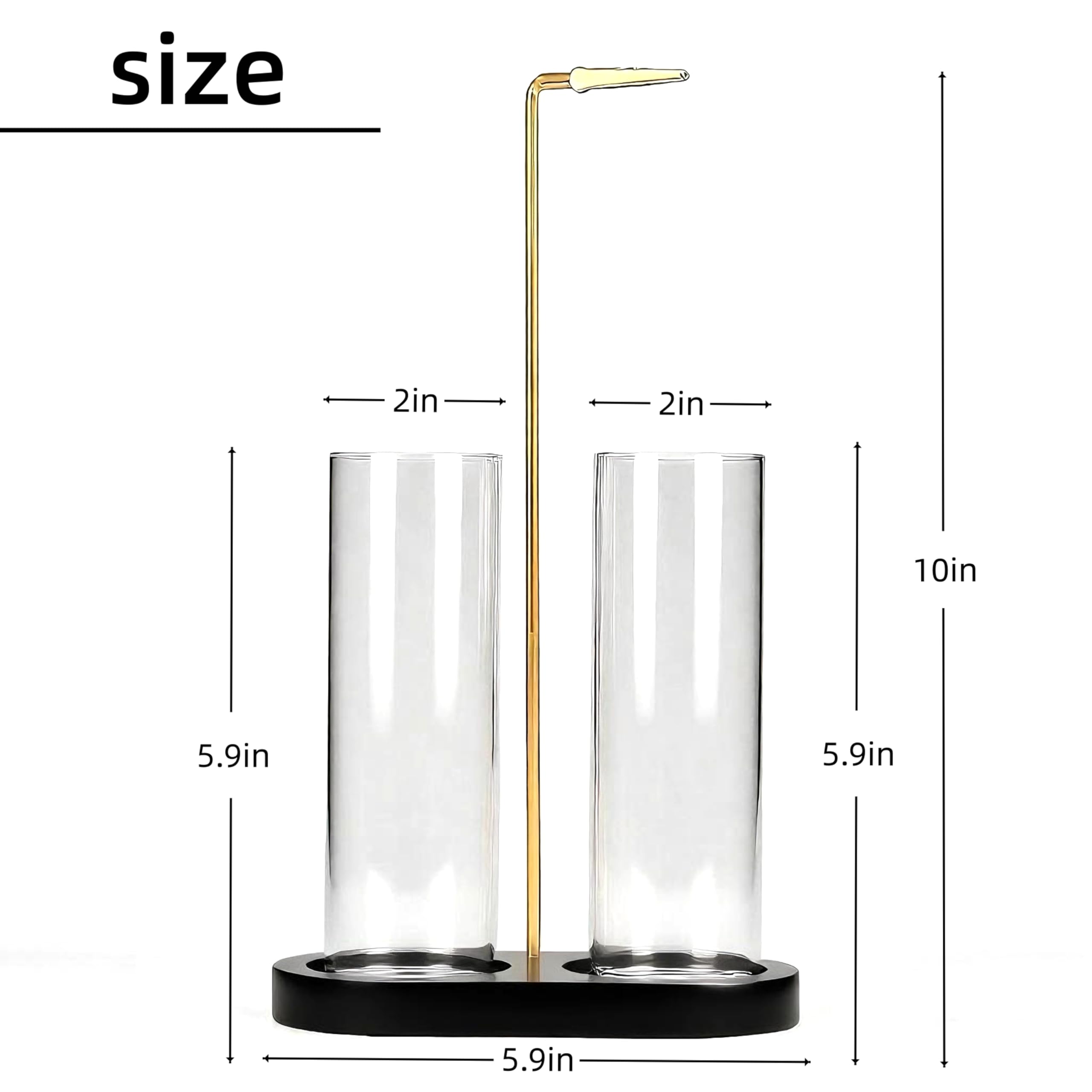 Condition photo showing As Is for glass incense holder, black incense sticks burner holder with storage,hang upside down incense holder for sticks with ash catcher for meditation yoga spa room (black)
