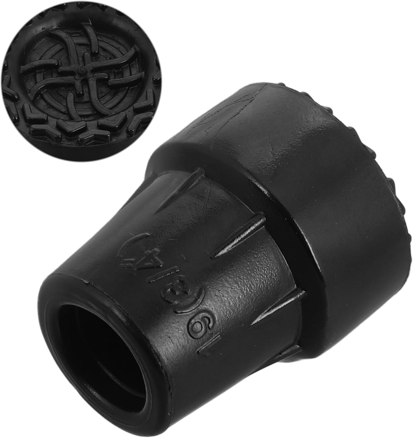 Yardwe Cane Walker Tips Durable PVC Non Slip Replacement Tips for Enhanced Stability and Comfort for Seniors Trekking Hiking and Walking Sticks Easy Installation