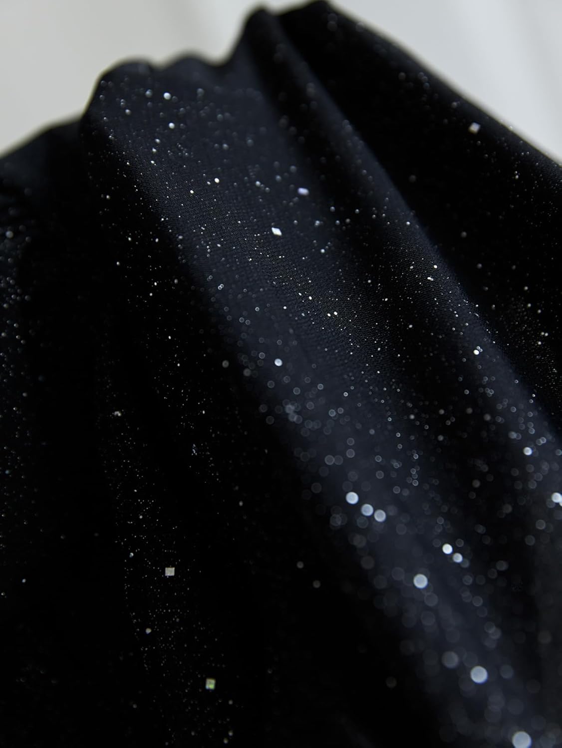 SOLY HUX Women's Halter Tops Glitter Sparkly V Neck Wrap Ruched Backless Sleeveless Crop Tank Top Party Clubwear - Image 4