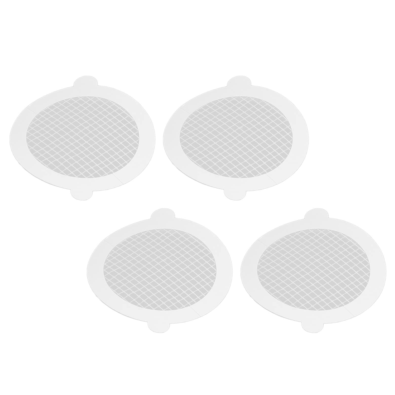 aqxreight Dense Mesh: This Shower Drain 50Pcs Shower Drain H Catcher Fiberglass Practical Convenient Dense Mesh H Catcher11cm Diameter, 3mm Captures Experience Drainage (50 Pieces (Circle Diameter