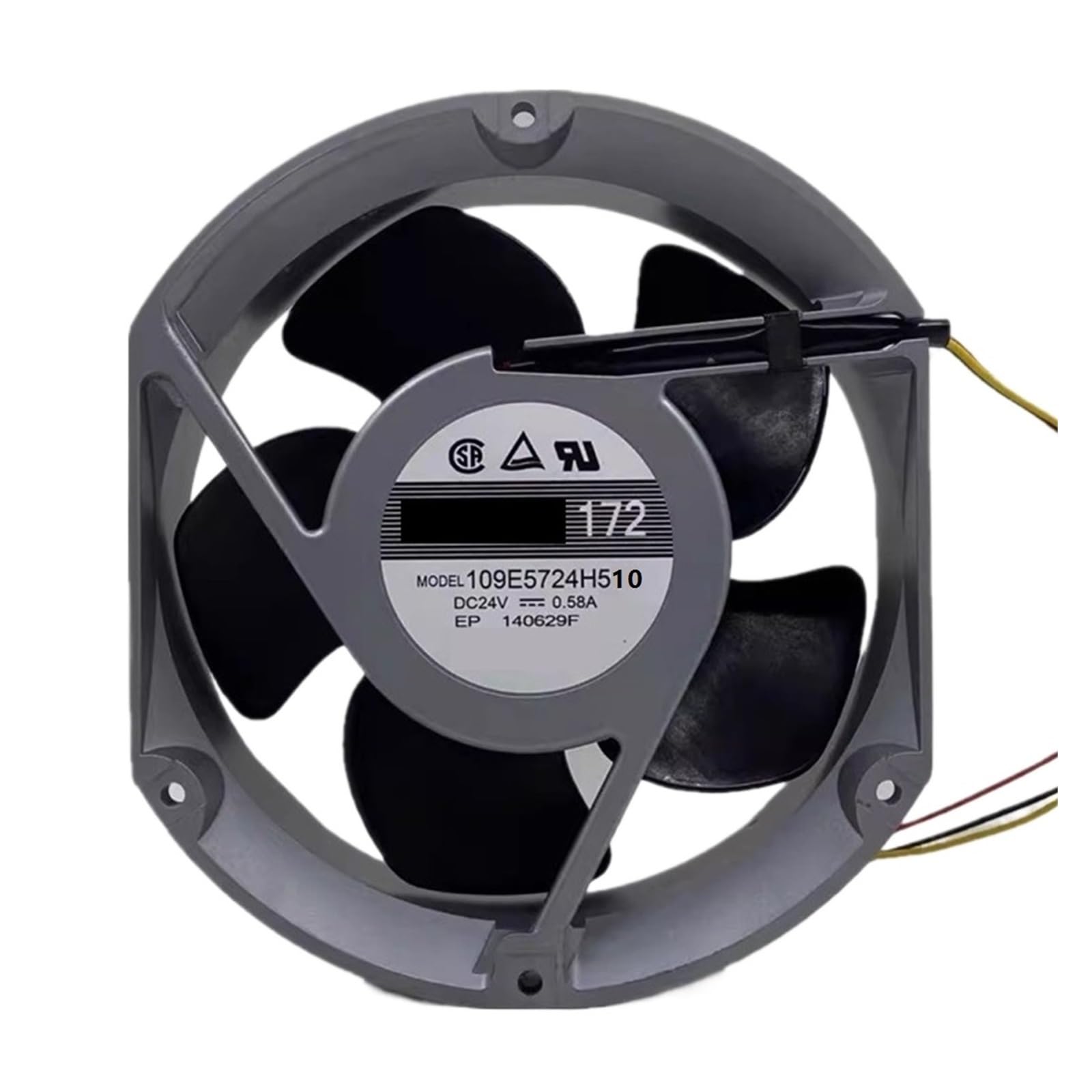 Ventilateur de refroidissement 109E5724H510 à haut débit d'air 172x150x51 mm