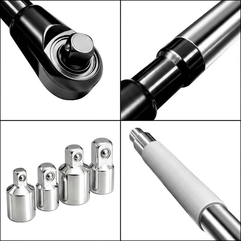 Rallonge Dynamométrique 37-74lb-ft Acier Chrome Rallonge Dynamométrique