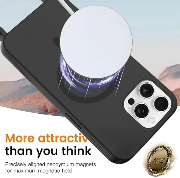 JMstore Magnetic Case Compatible with iPhone 8 Plus/7 Plus/6s Plus/6 Plus with Adjustable Necklace Cord Protective Cover, Shockproof Silicone Case for Magnetic – Rose Gold - 4