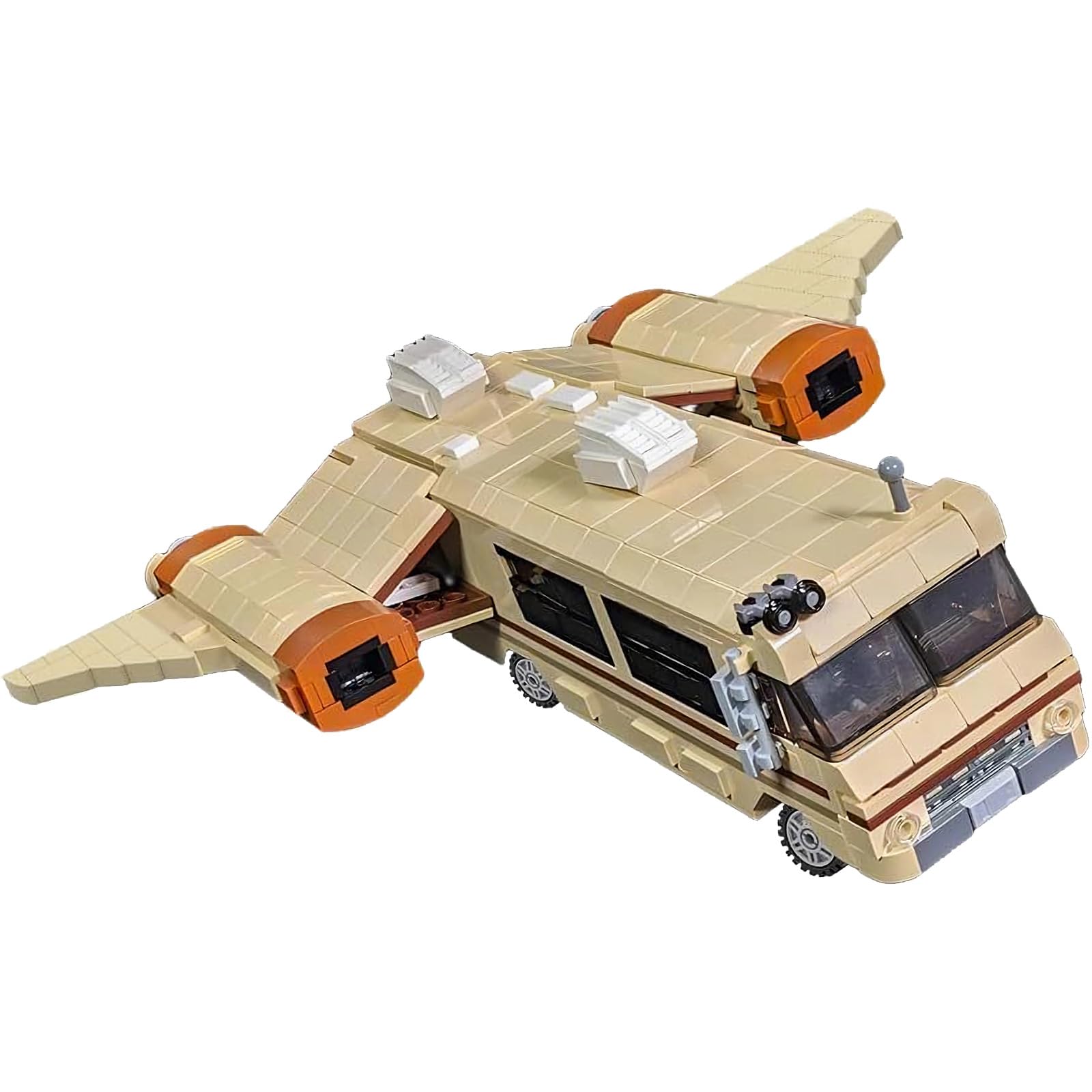 CYSNATU Spaceballs Eagle 5 Cars Building Blocks Set, Model Toys Ideas Collectible Building Bricks Birthday Gift for Kids Fans (1235 Pcs)